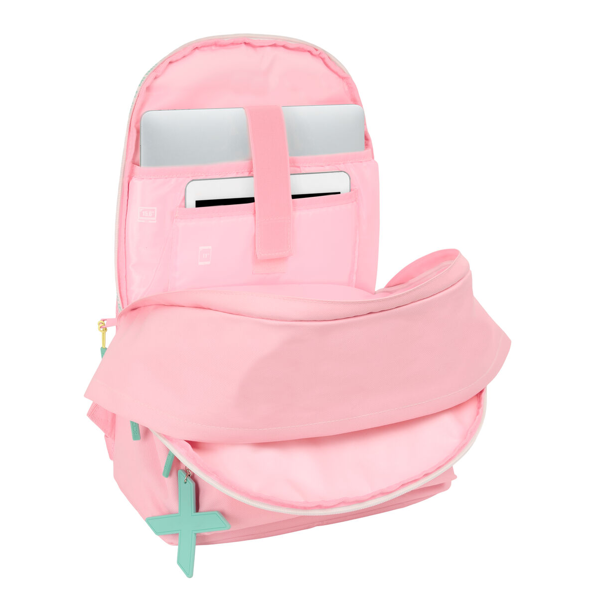 Skoletaske Munich +usb munich Pink 31 x 44 x 18 cm
